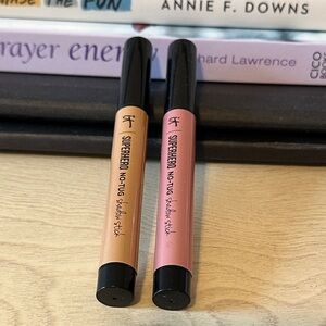 IT Cosmetics Superhero No-Tug Shadow Stick Duo - Gold and Pink